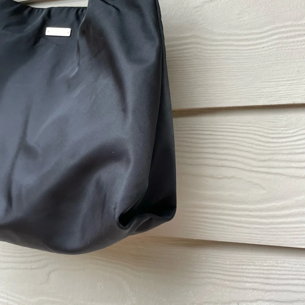kate spade Black Tote with Gold Chain Handles